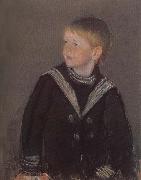 Mary Cassatt Boy wearing the mariner clothes Germany oil painting artist